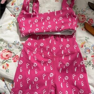 Kids Pink Matching Set
